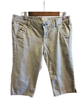Free People Gray Cropped Ankle Jeans